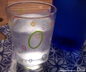 Puzzle Ποτήρι κρύο νερό